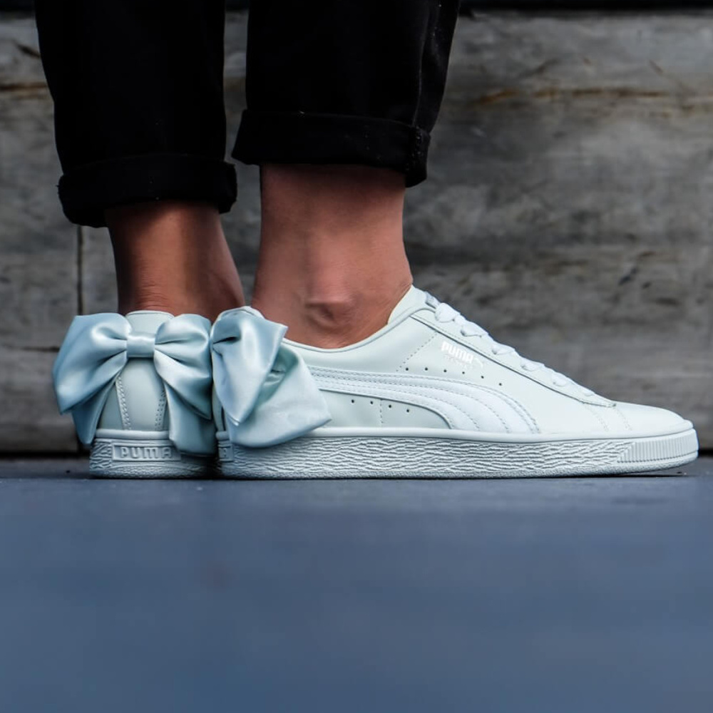 PUMA Bow Leather Sneakers - Picture 3 of 8